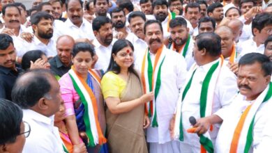 Hyderabad ex-mayor Teegala Krishna Reddy joins Congress from BRS
