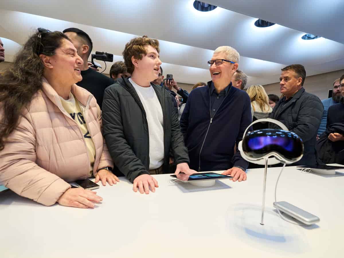 Some customers had tears in their eyes at Vision Pro launch: Tim Cook