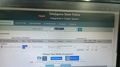 Hyderabad man registers car in 2024, finds 2020 traffic challan against it