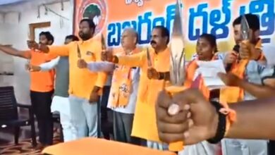 VHP, Bajrang Dal organise 'Trishul Diksha' in Telangana's Khammam