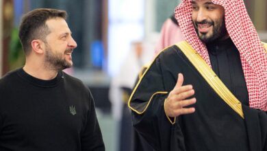 Ukraine's President Zelenskyy meets Saudi Crown Prince in Riyadh