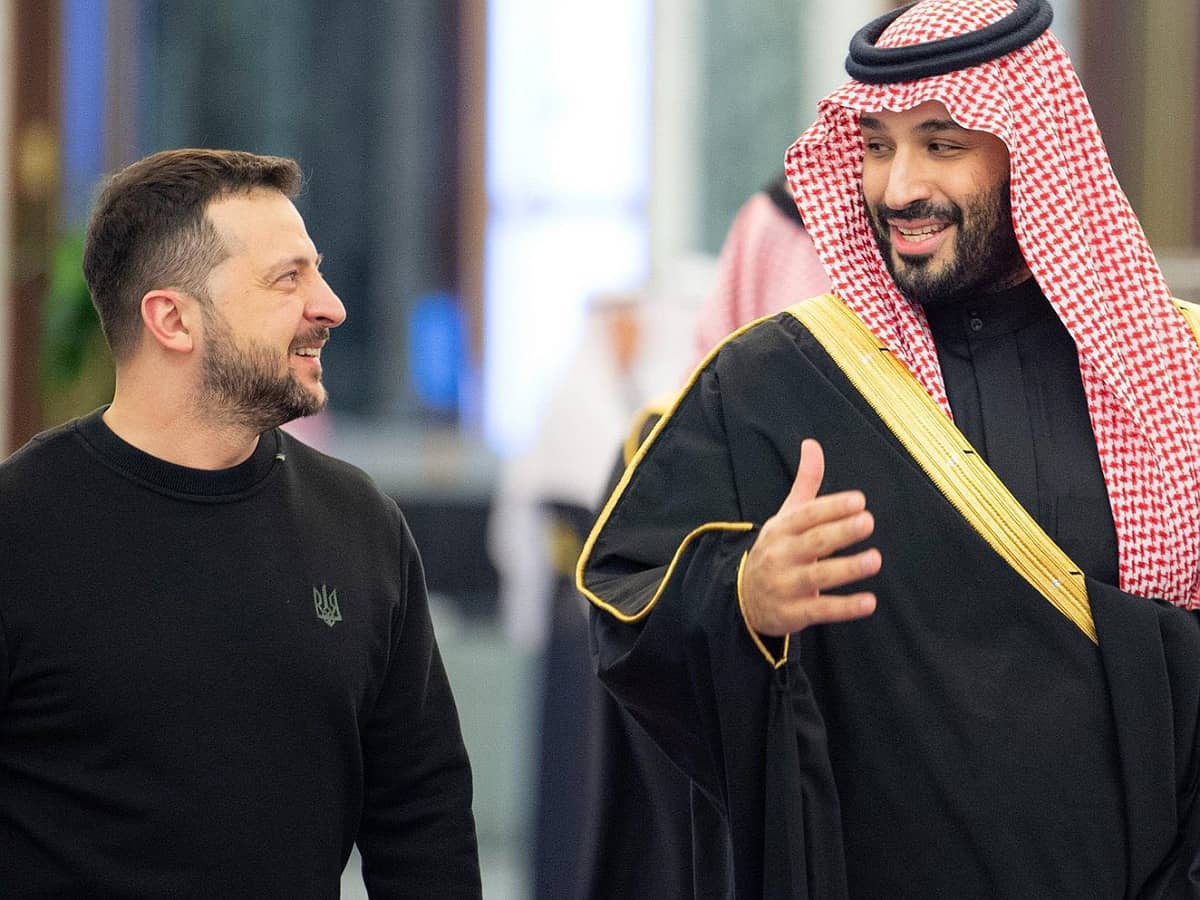 Ukraine's President Zelenskyy meets Saudi Crown Prince in Riyadh