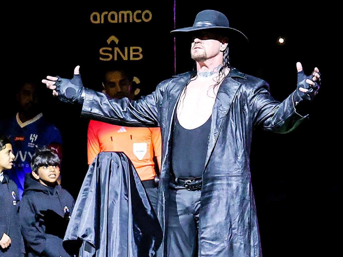 Watch: WWE legend Undertaker makes special appearance at Riyadh Season Cup final