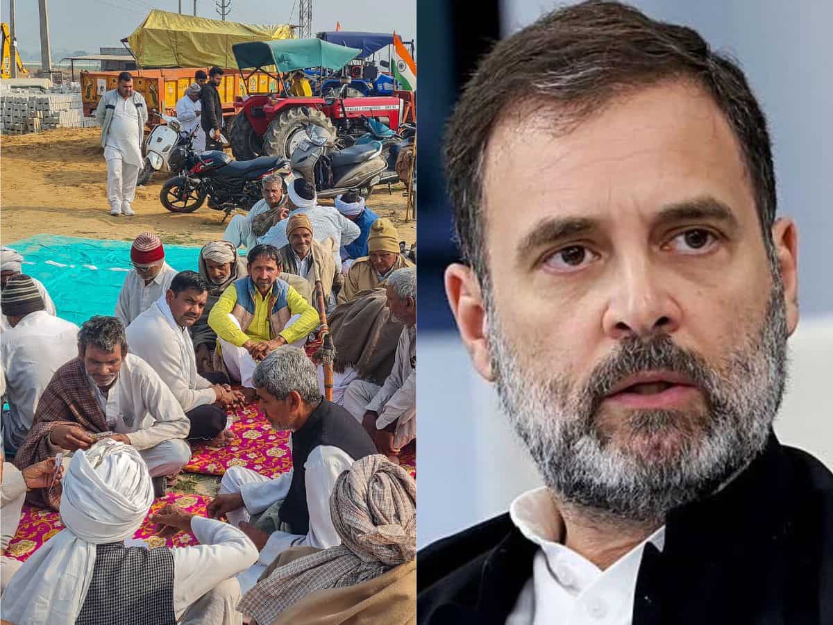 Rahul speaks with injured farmer, slams Modi government