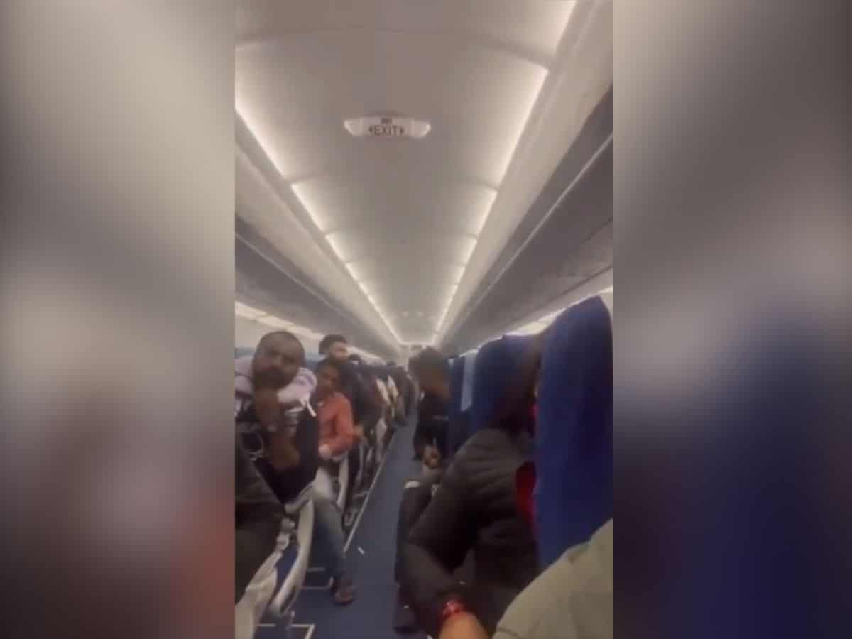Video: Trembling passengers pray as IndiGo flight encounters turbulence