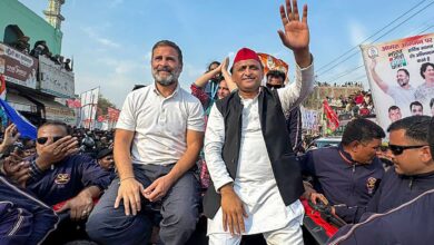 SP chief Akhilesh joins Rahul-led Bharat Jodo Nyay Yatra