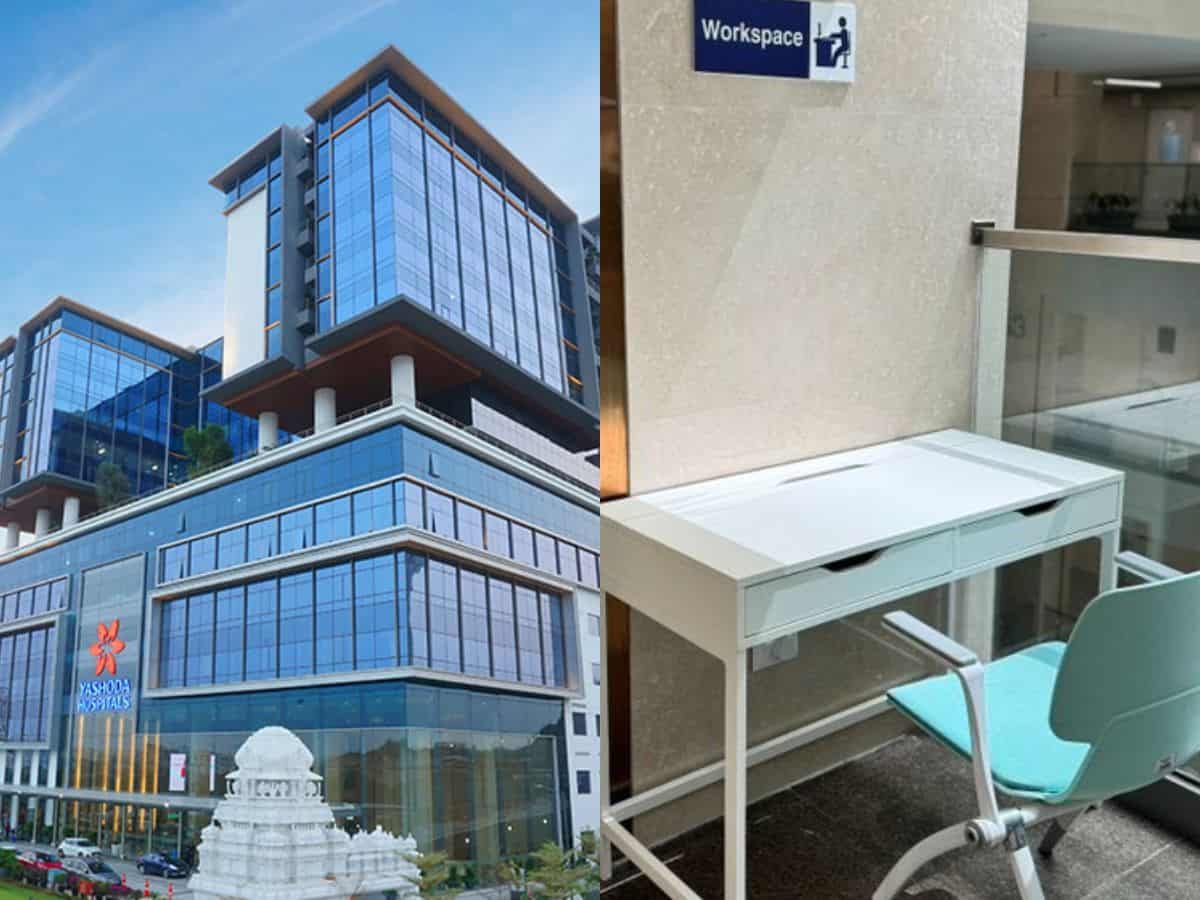 Hyderabad: Yashoda Hospital provides workspaces to patients attendants