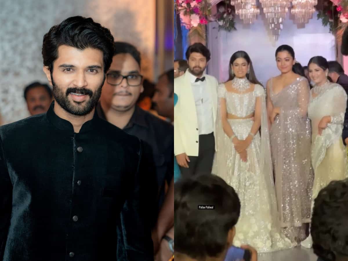 Video: Vijay Deverakonda, Rashmika Mandanna at wedding in Hyderabad