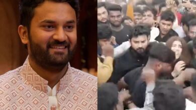 Arun Mashettey mobbed, falls badly in crowd, video goes viral