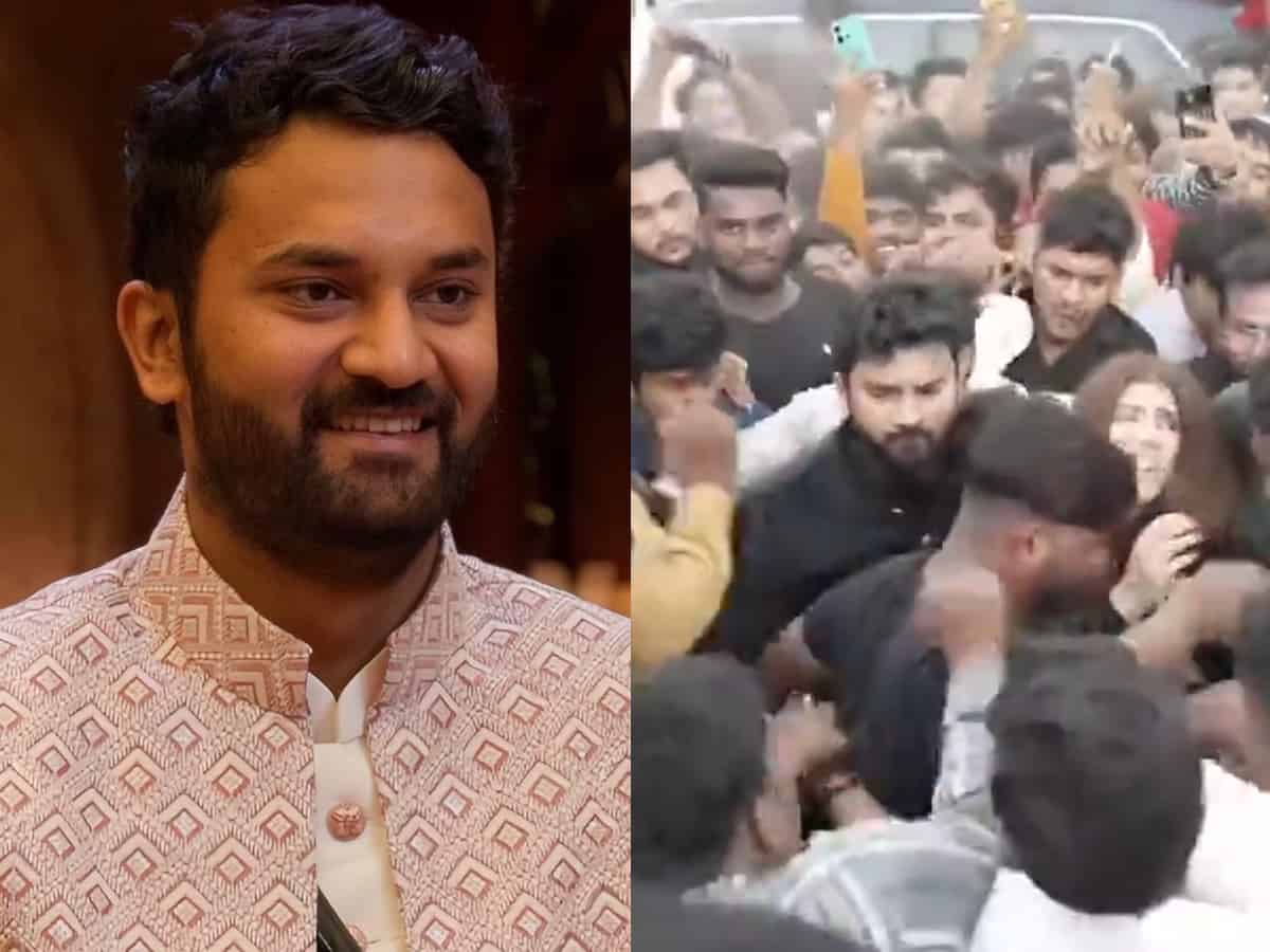 Arun Mashettey mobbed, falls badly in crowd, video goes viral