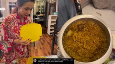 Vegetarian Malaika Arora enjoys mutton Yakhni Pulao, chicken