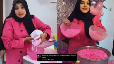 'Pink Biryani' by baker Heena Kausar irks netizens [Video]