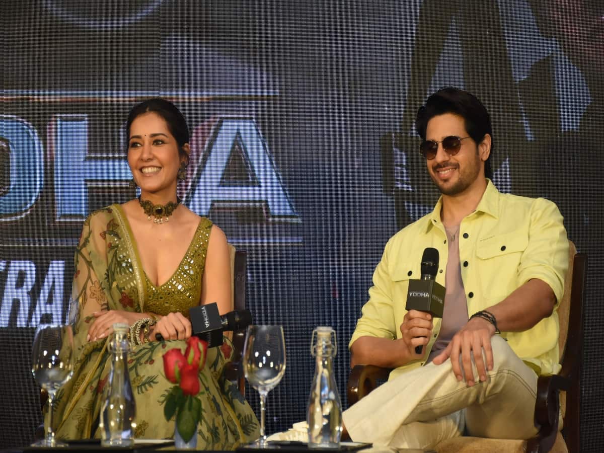 Sidharth Malhotra, Raashii Khanna at Taj Krishna, Hyderabad