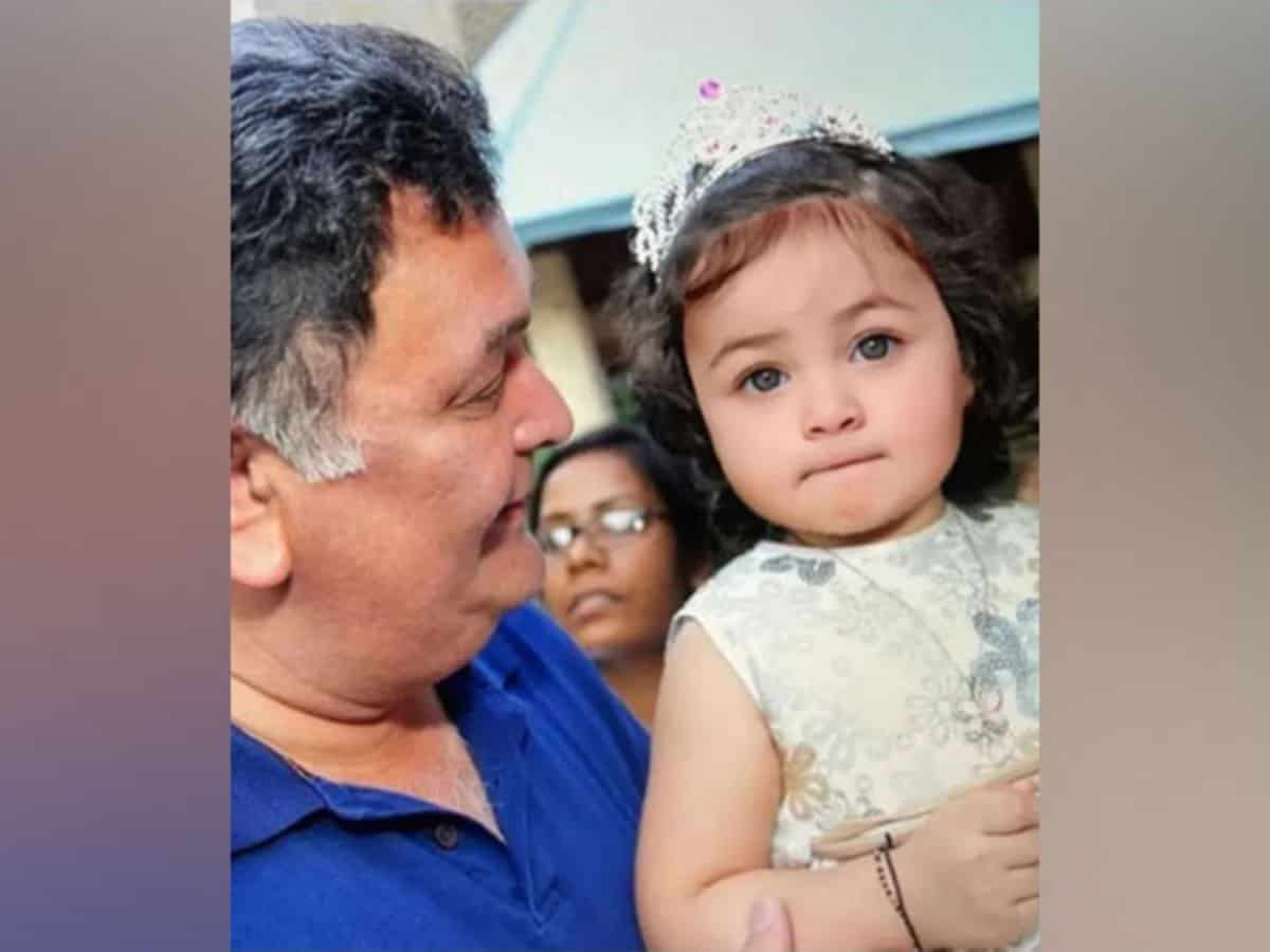 Neetu Kapoor reacts to edited pic of Rishi Kapoor with granddaughter Raha