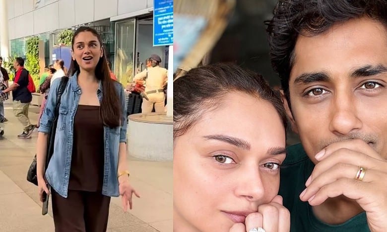 Aditi Rao Hydari spotted, smiles away questions on 'Jija Ji'