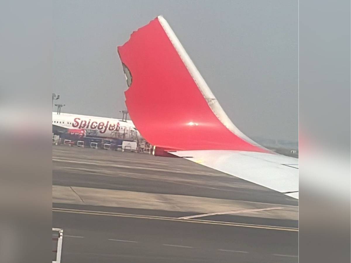 IndiGo aircraft brushes wings of Air India Express plane at Kolkata airport