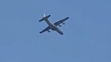 Video: Airforce plane hovers over Begumpet Airport in Hyderabad amid tech glitch
