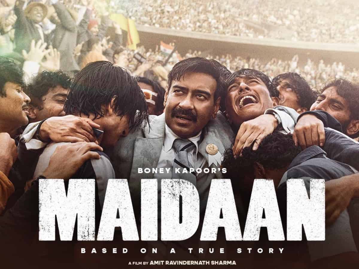 Ajay Devgn embraces team spirit as football coach in new poster of 'Maidaan'