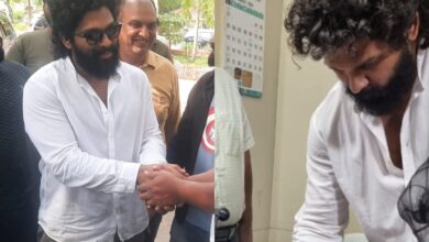 Hyderabad: Allu Arjun spotted at Khairtabad RTO, in pics