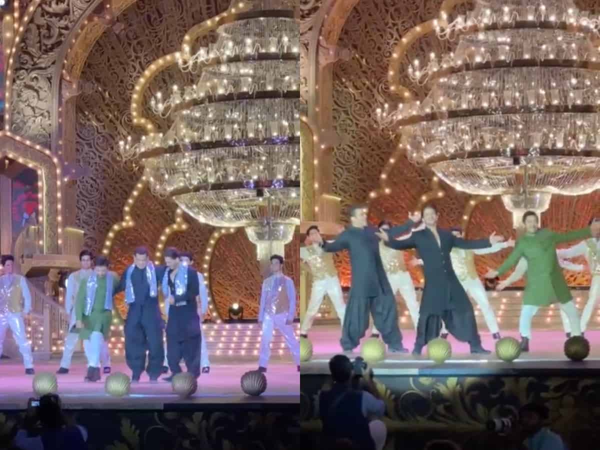 Iconic! SRK, Salman, Aamir dance to Naatu Naatu - watch