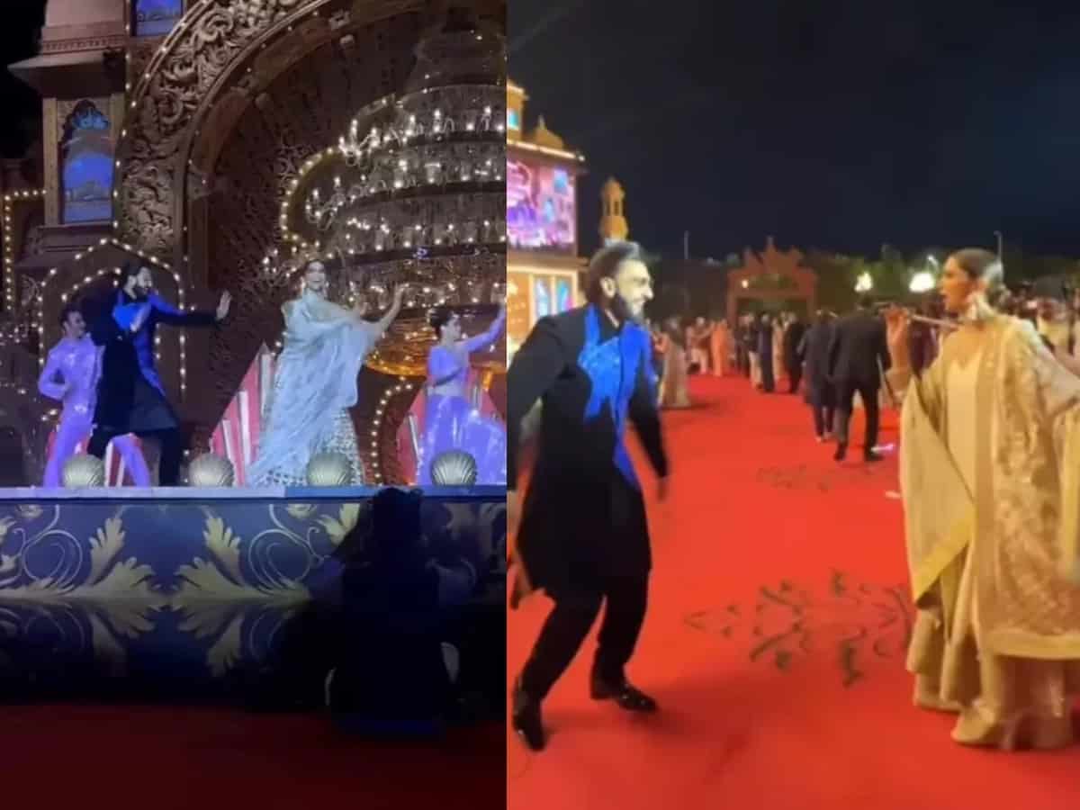 Watch: Pregnant Deepika Padukone performs on stage at Ambanis event