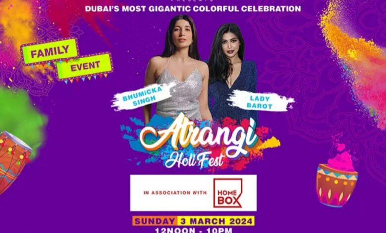 Atrangi Holi Fest 2024 set to take place in Dubai today