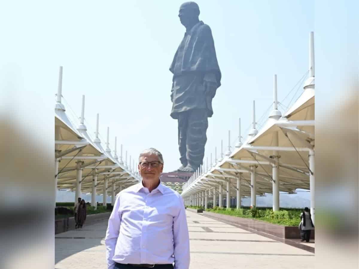 Bill Gates visits Statue of Unity, calls it 'incredible engineering feat'