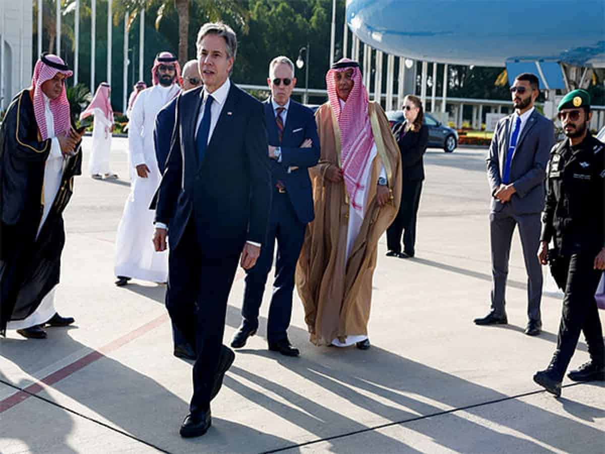 Blinken begins Middle East tour, marks his first stop in Saudi Arabia