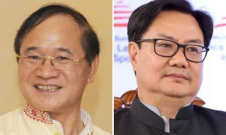 Union Minister Rijiju, ex-CM Tuki file nomination papers in Arunachal