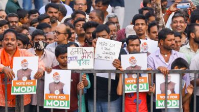 Hyderabad: PM Modi holds road show in Malkajgiri LS constituency