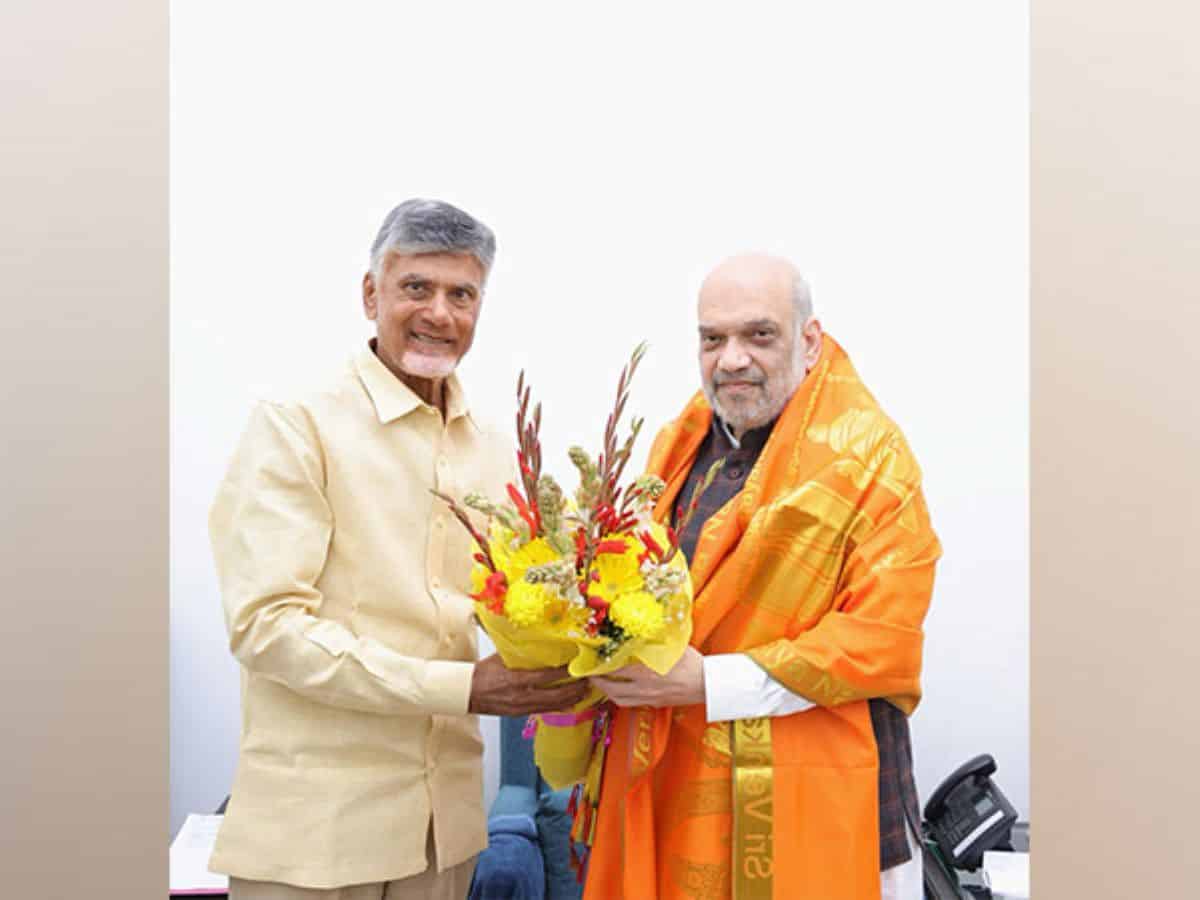 Shah, Naidu hold second round of talks over TDP-BJP alliance