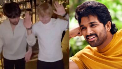 Ed Shereen dances to Allu Arjun's Butta Bomma - viral video