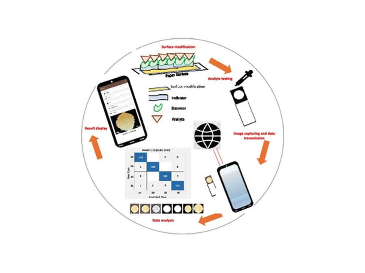 New paper-based device to make on-spot glucose testing using smartphone