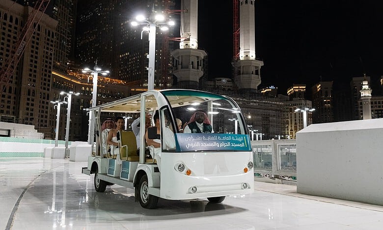 Golf carts for tawaaf at Makkah's Grand Mosque; check timings, cost & more