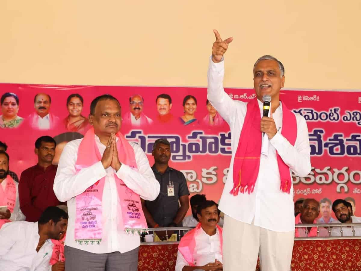 Congress can buy BRS leaders, but not cadre & people: Harish Rao