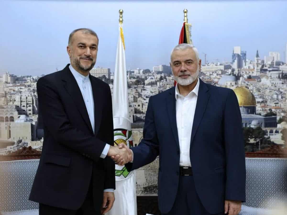 Iranian FM, Hamas leader