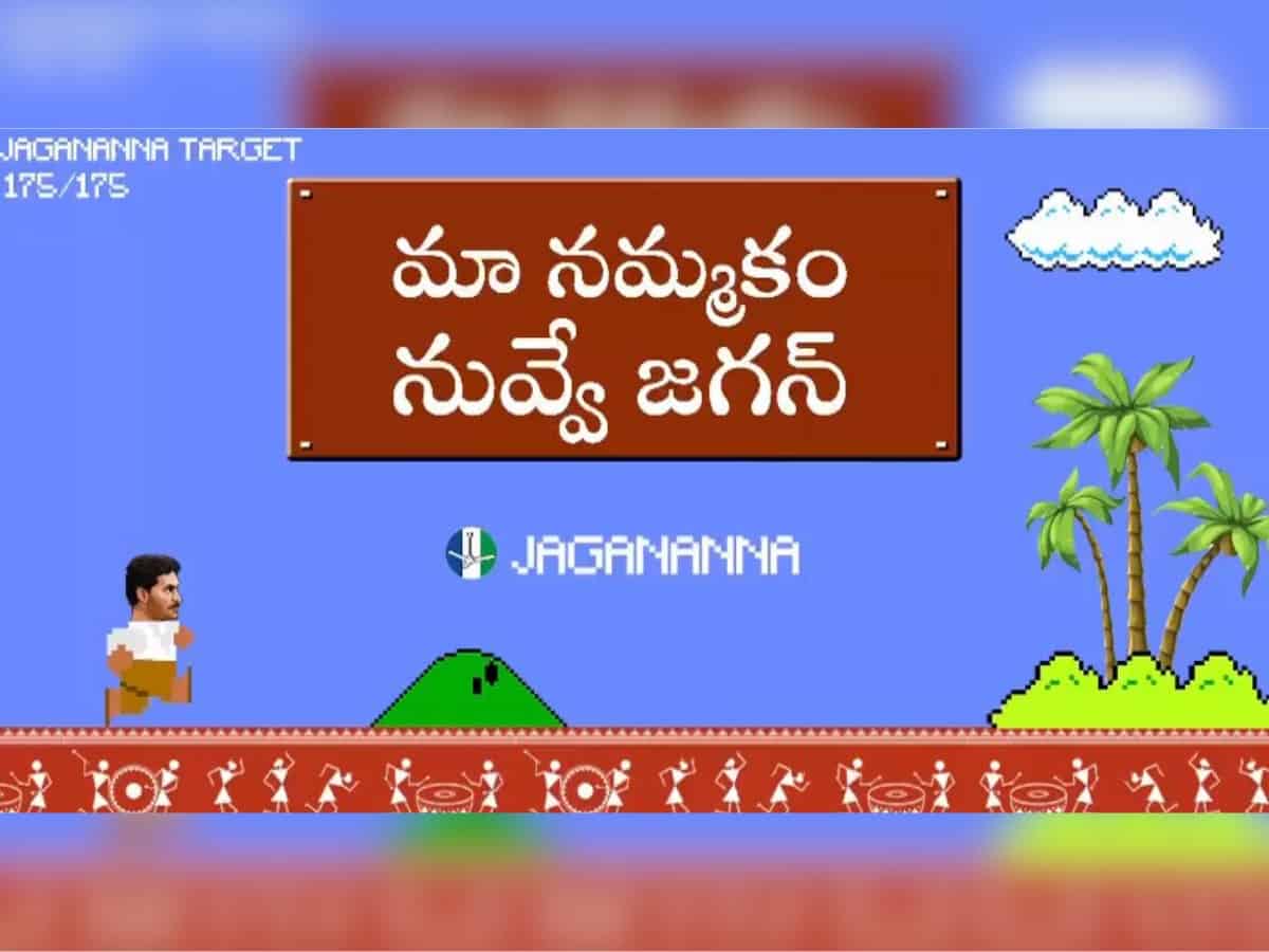 Ahead of LS, AP polls, video of Jagan as super mario released