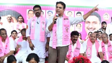 Hyderabad: KTR targets Eatala, Revanth in Malkajgiri BRS meet