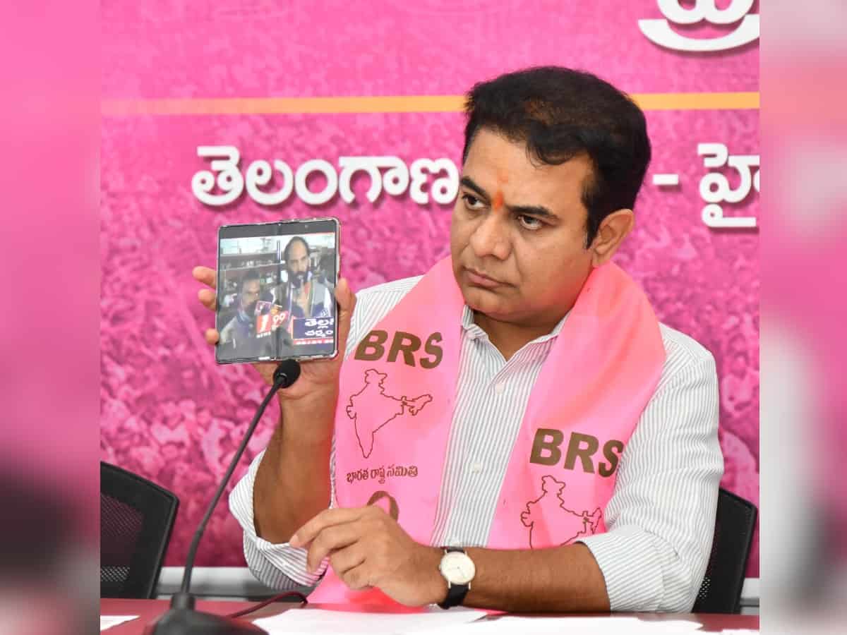 KTR calls for protest against Telangana govt's fee collection under LRS