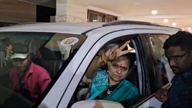 ED arrests BRS MLC Kavitha after raids in Hyderabad