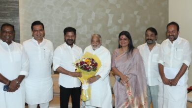 Telangana MP Keshava Rao meets CM Revanth Reddy at his residence