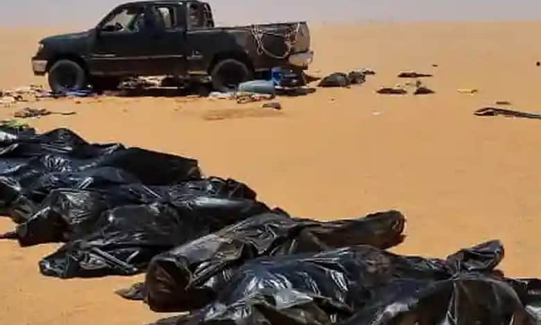 At least 65 bodies found in mass grave in Libya desert: UN agency