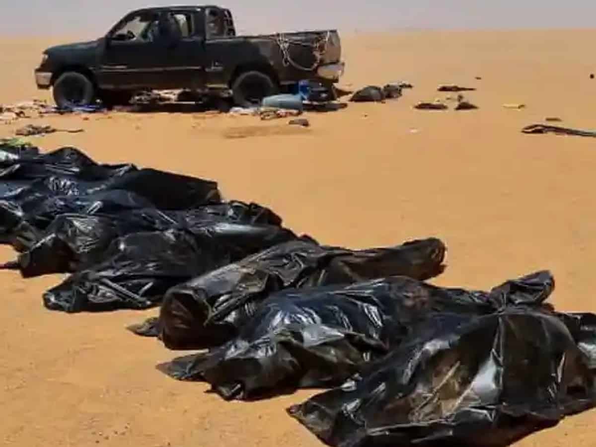 At least 65 bodies found in mass grave in Libya desert: UN agency