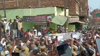 Massive crowd gathers as Mukhtar Ansari laid to rest in UP's Ghazipur