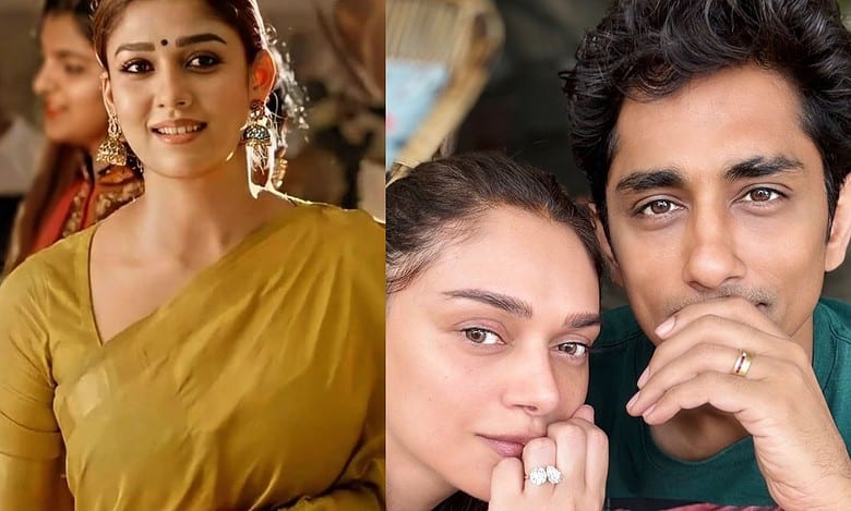 Nayanthara sends best wishes to Aditi Rao Hydari and Siddharth following their official engagement announcement