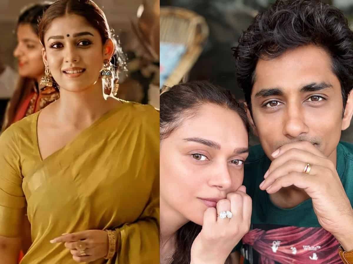 Nayanthara sends best wishes to Aditi Rao Hydari and Siddharth following their official engagement announcement