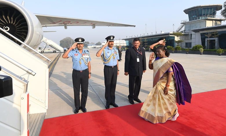 President Droupadi Murmu departs for her first State visit to Mauritius.