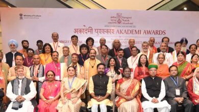 President Droupadi Murmu presented Sangeet Natak Akademi Fellowships and Awards for the year 2022 and 2023.