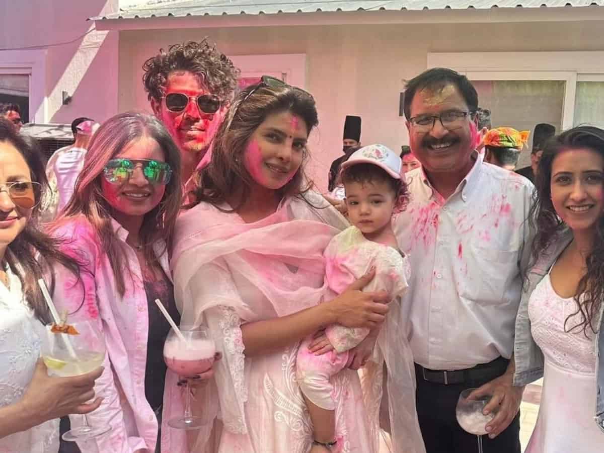 Priyanka Chopra, Nick Jonas's holi celebrations with daughter Malti are all about love, dance