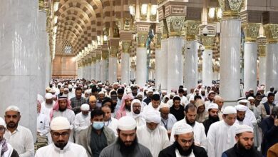 Over 5M worshippers prayed at Prophet's Mosque in 1st week of Ramzan